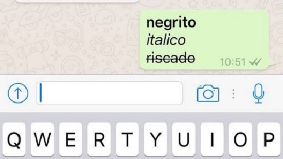 Como escrever em negrito itálico no WhatsApp