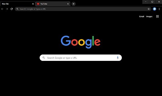 Como deixar o Google preto